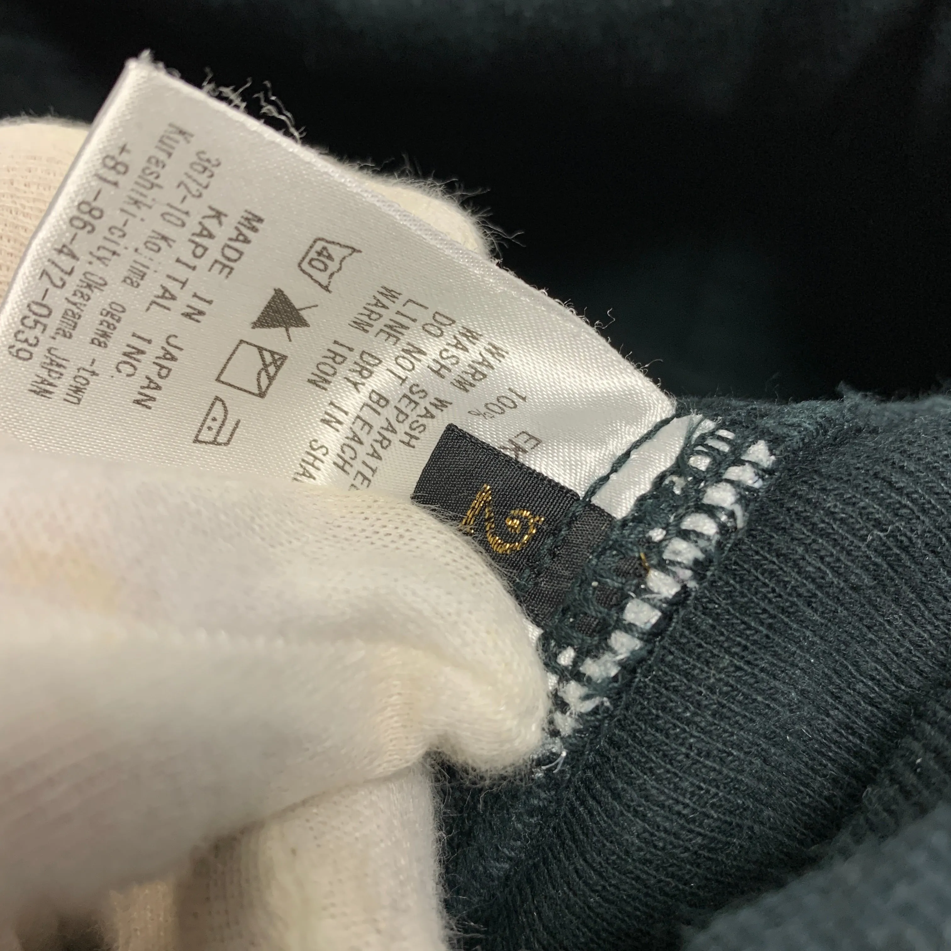 [M] Kapital Cotton Canvas Saurel Nouvelle Pants Black
