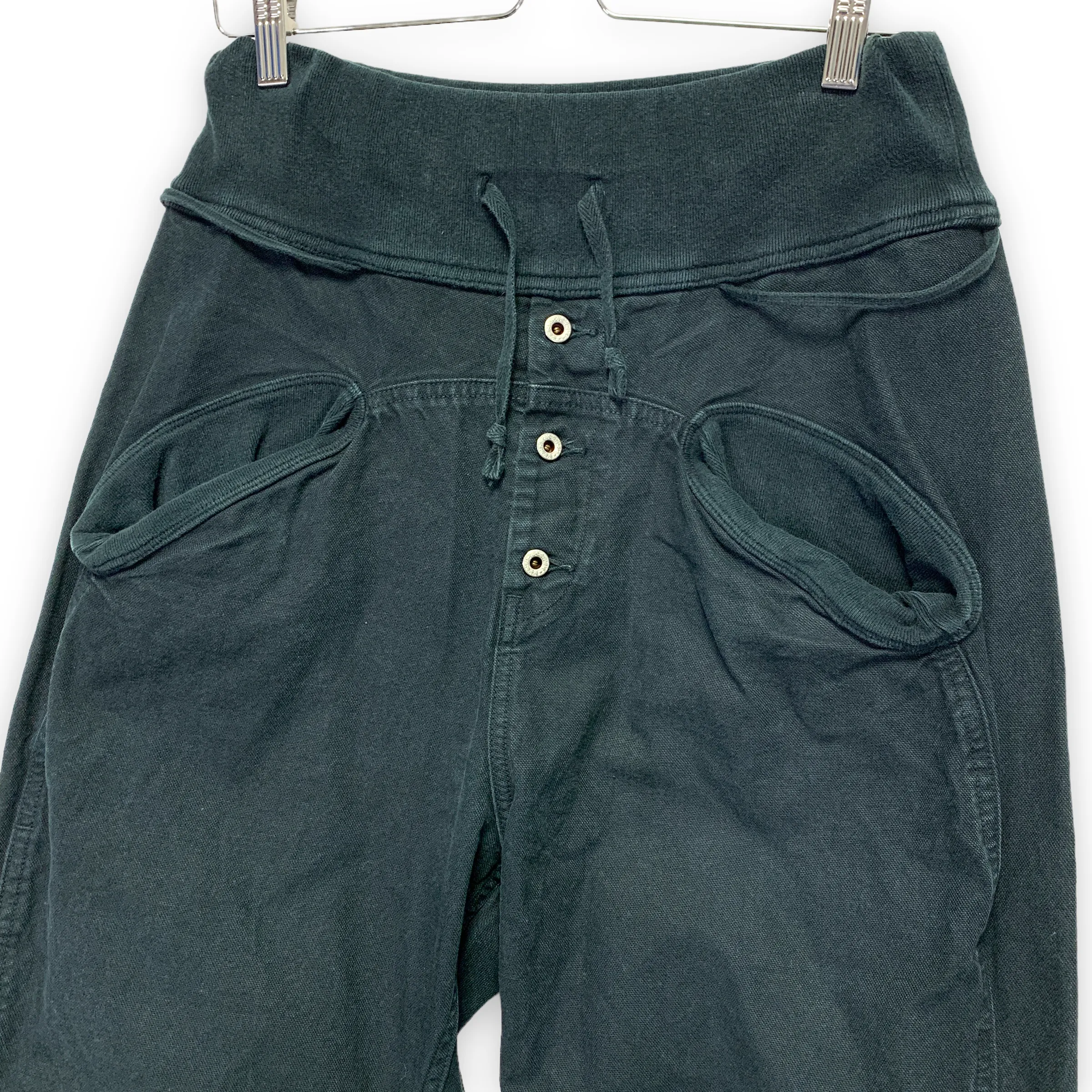 [M] Kapital Cotton Canvas Saurel Nouvelle Pants Black