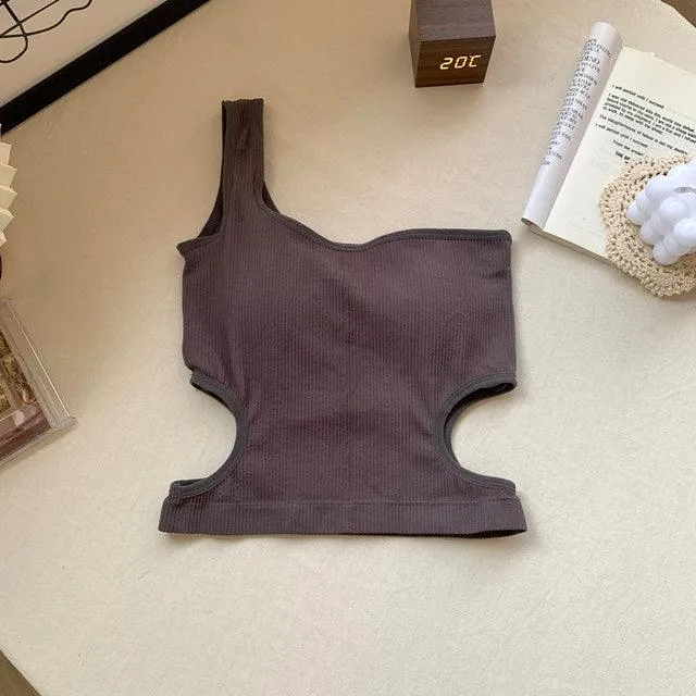 Maddy Ribbed Cropped Top