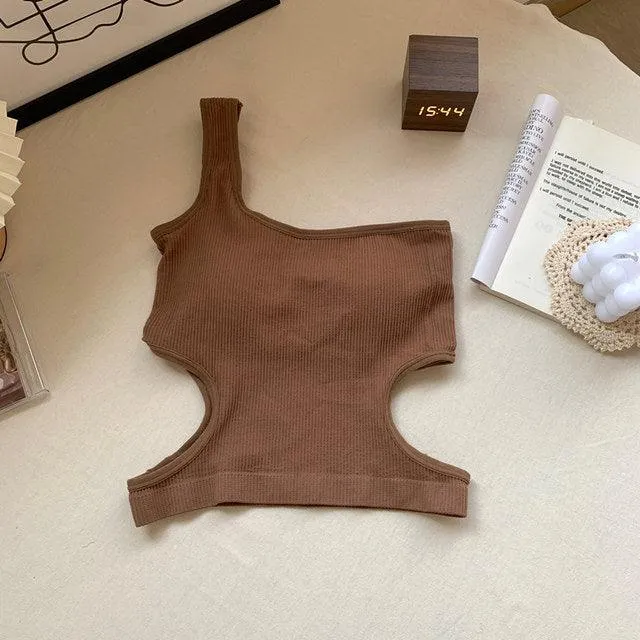 Maddy Ribbed Cropped Top