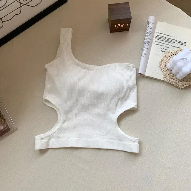 Maddy Ribbed Cropped Top
