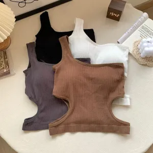 Maddy Ribbed Cropped Top