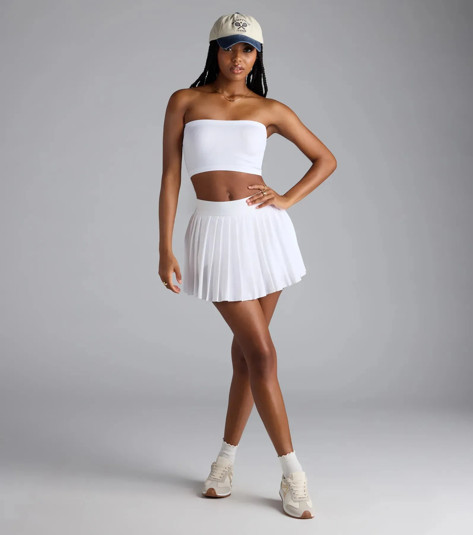 Major Fave Ribbed Knit Bandeau Top