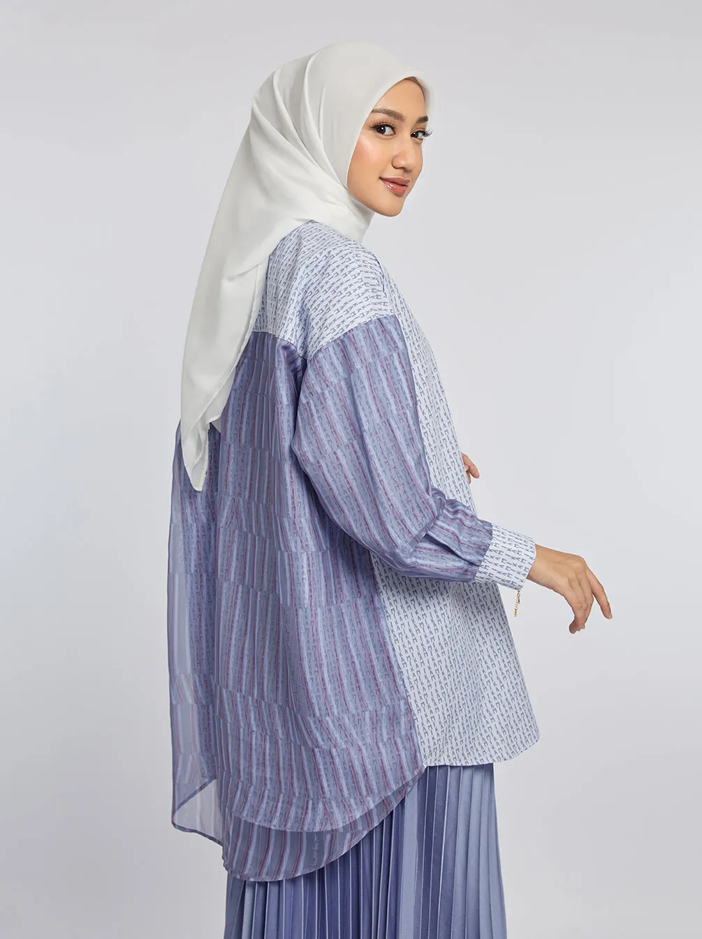 MALIA BOXY TOP LILAC