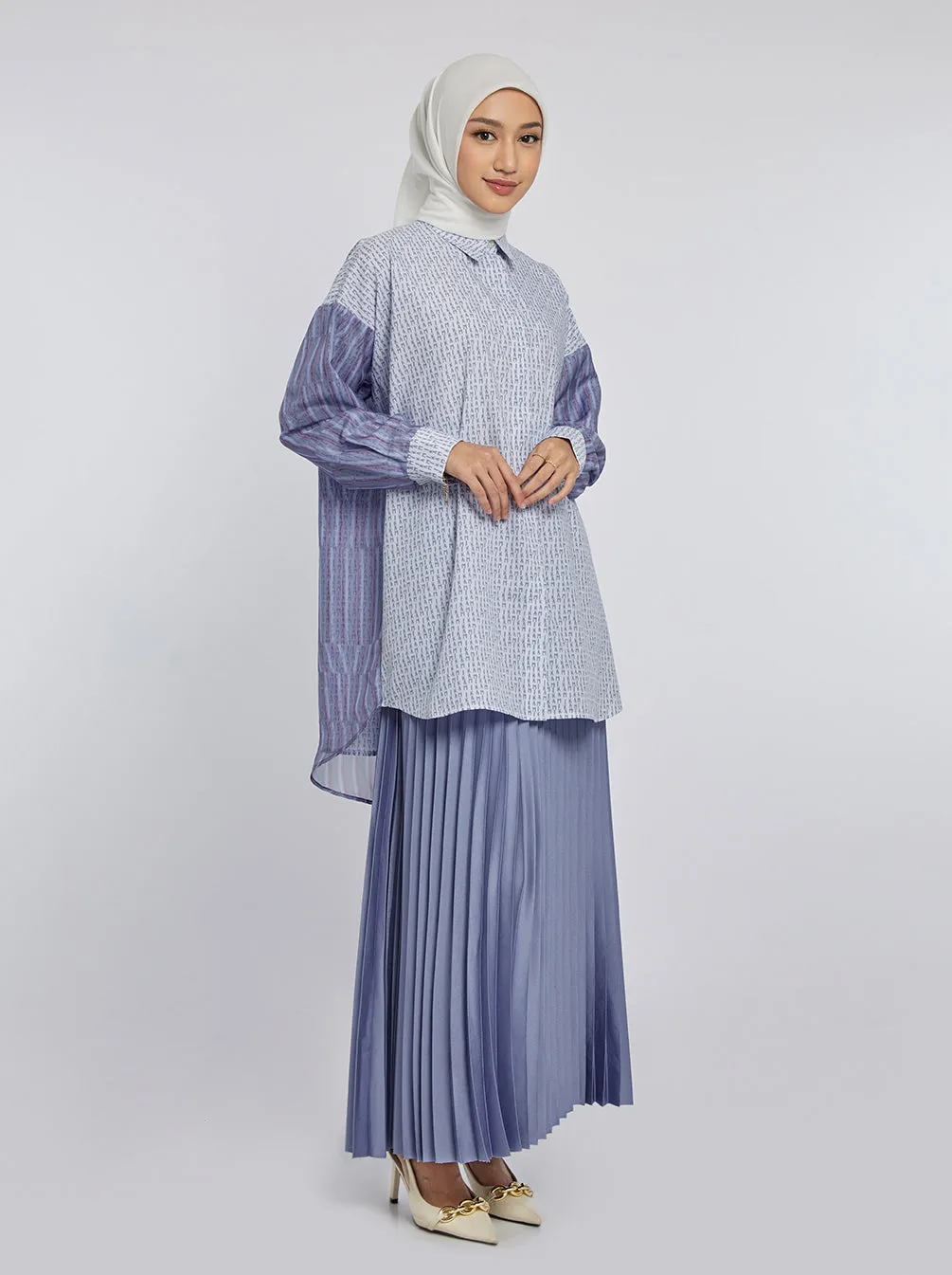 MALIA BOXY TOP LILAC