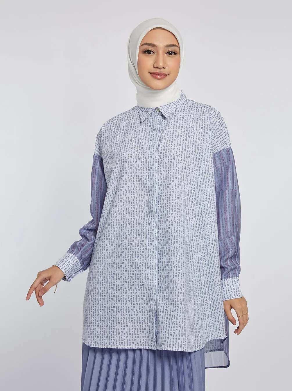 MALIA BOXY TOP LILAC