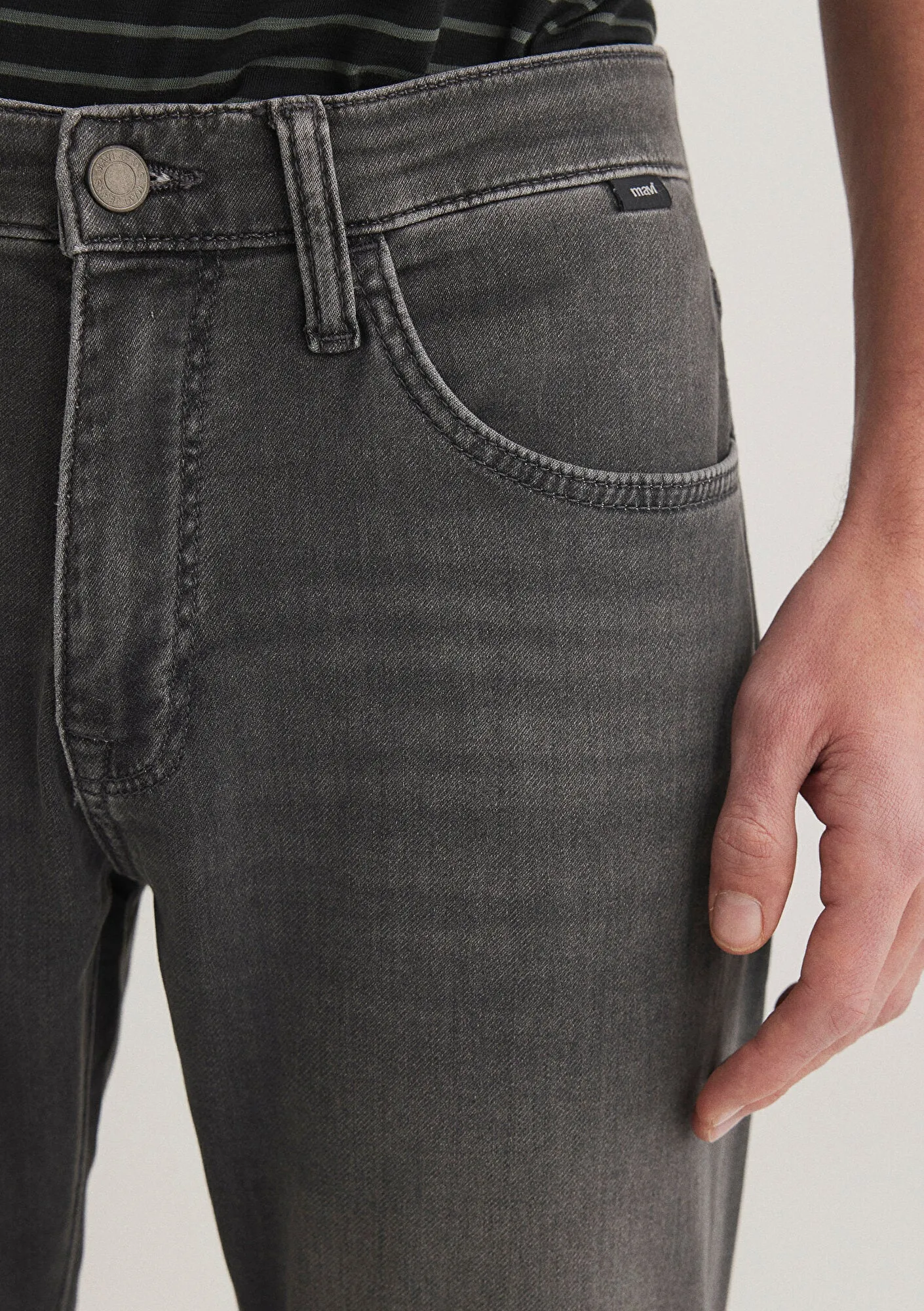 Marcus Smoke Brushed Jean Pants