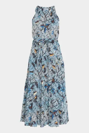 Mariam Midi Dress in Morning Glory