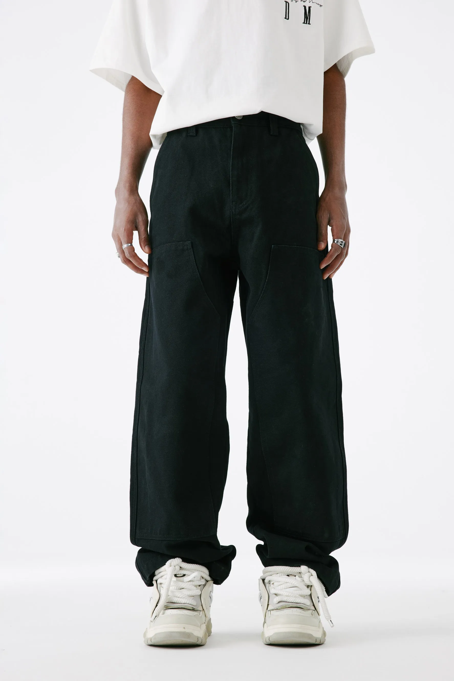 MEDM LOOSE STRAIGHT LEG PANTS