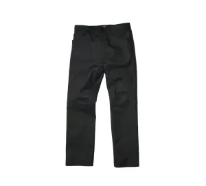 Men's Bar & Shield Leather Pant - Jet Black