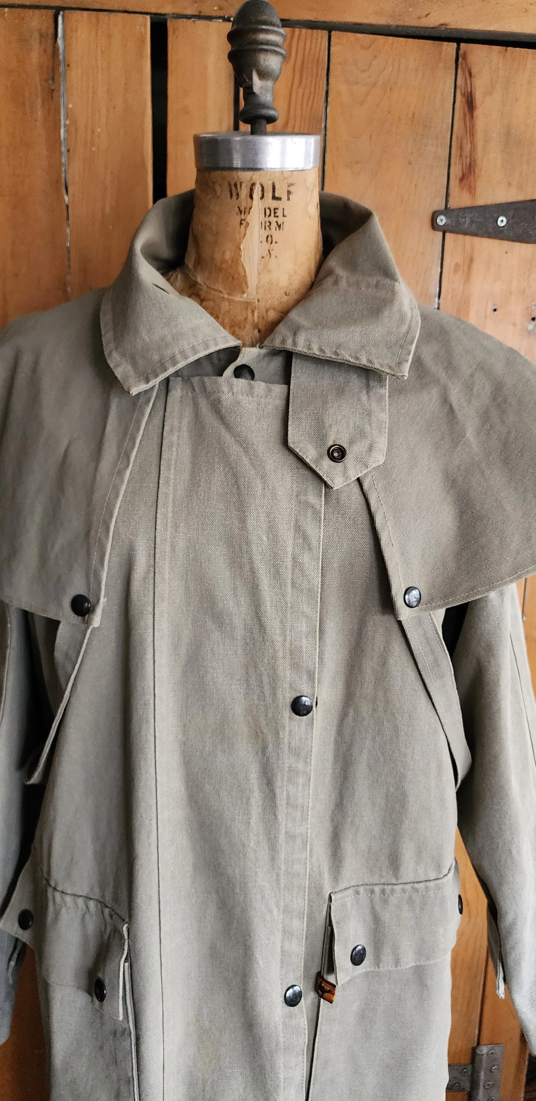 Mens Beige Trench Coat Kakadu Traders Australia Canvas Cotton