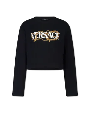 Metallic Logo Sweatshirt