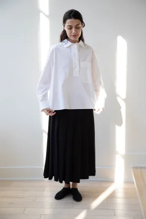 MHL | Big Pocket Swing Shirt in White