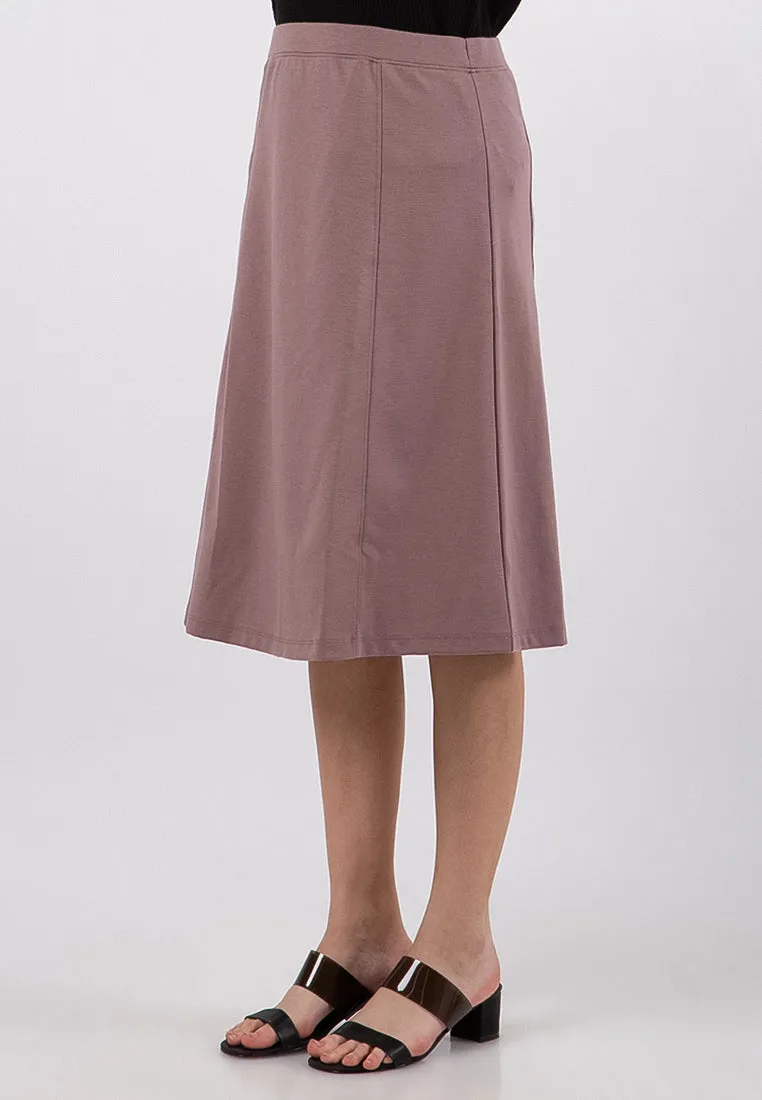 Midi A-Line Skirt