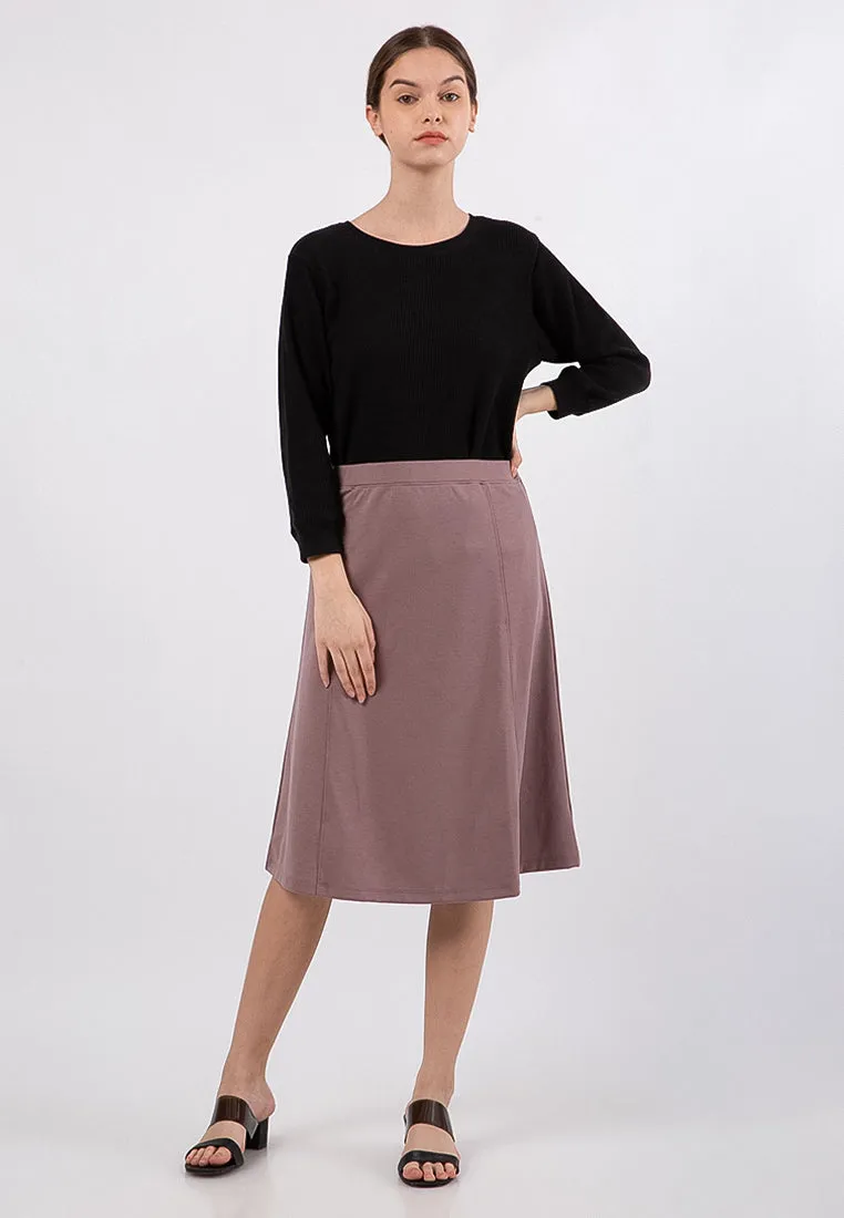 Midi A-Line Skirt
