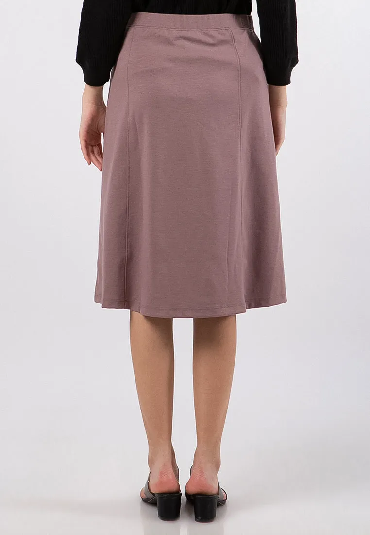 Midi A-Line Skirt