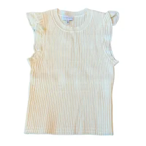 Minerva Cream Sweater Tank (L)
