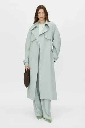 Moriallas Trench Coat Sage Green