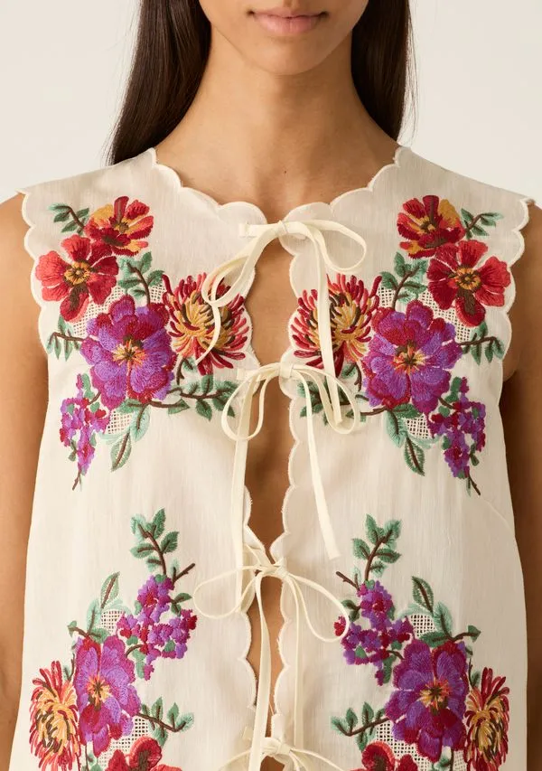 Mos the Label - Frida Embroidery Vest
