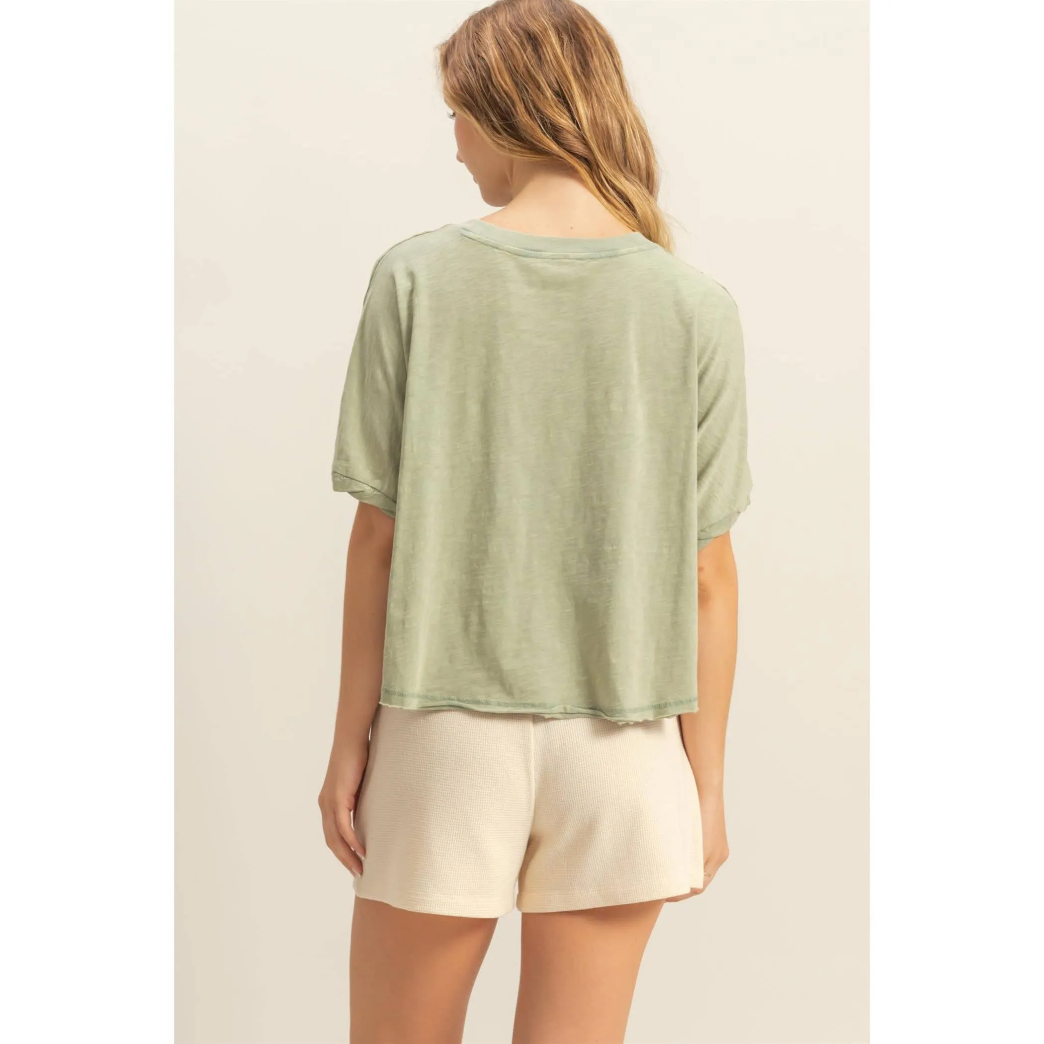 Most Loved Boxy Cropped Tee