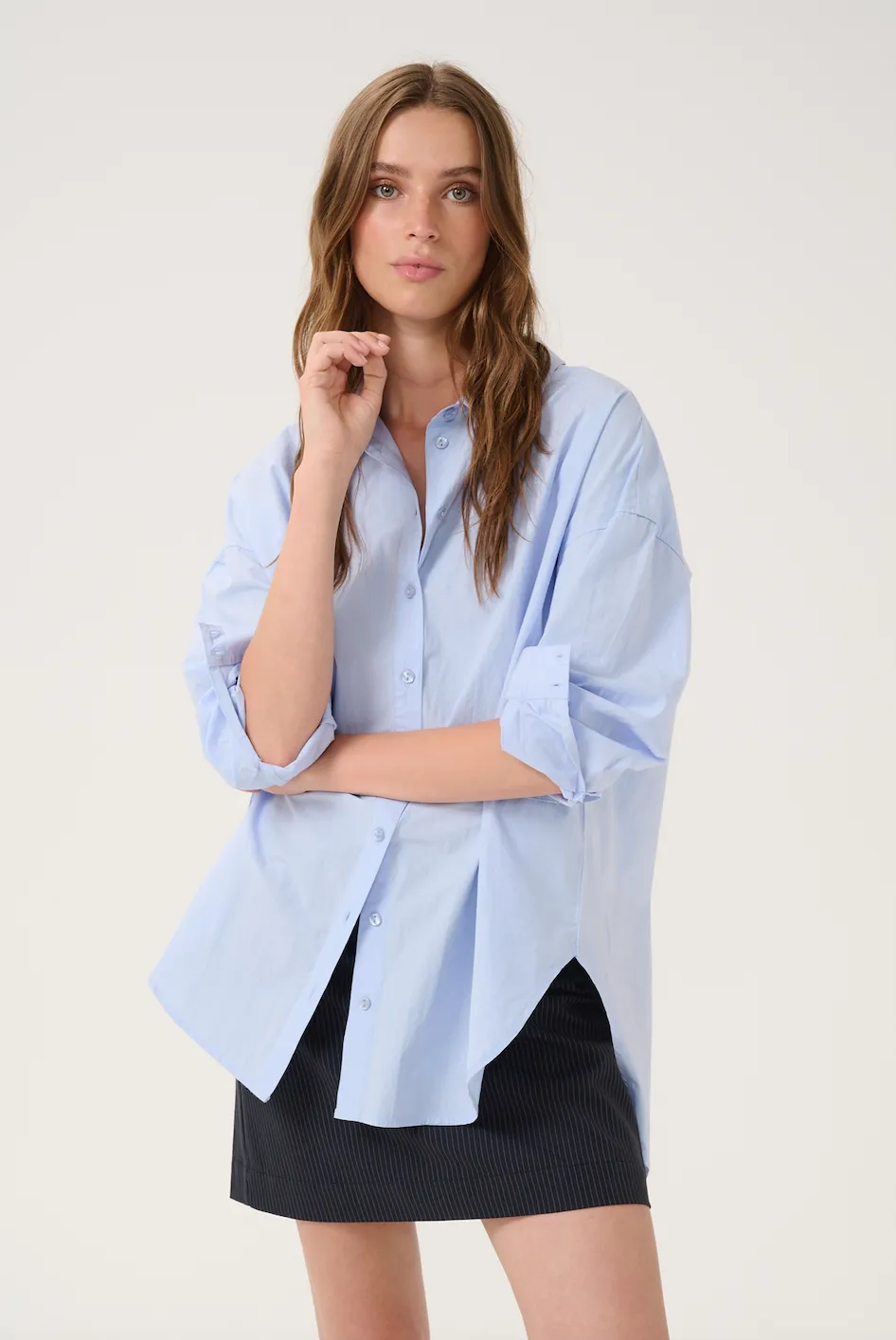 My Essential Wardrobe - Shirt - Sunna Boxy - Kentucky Blue