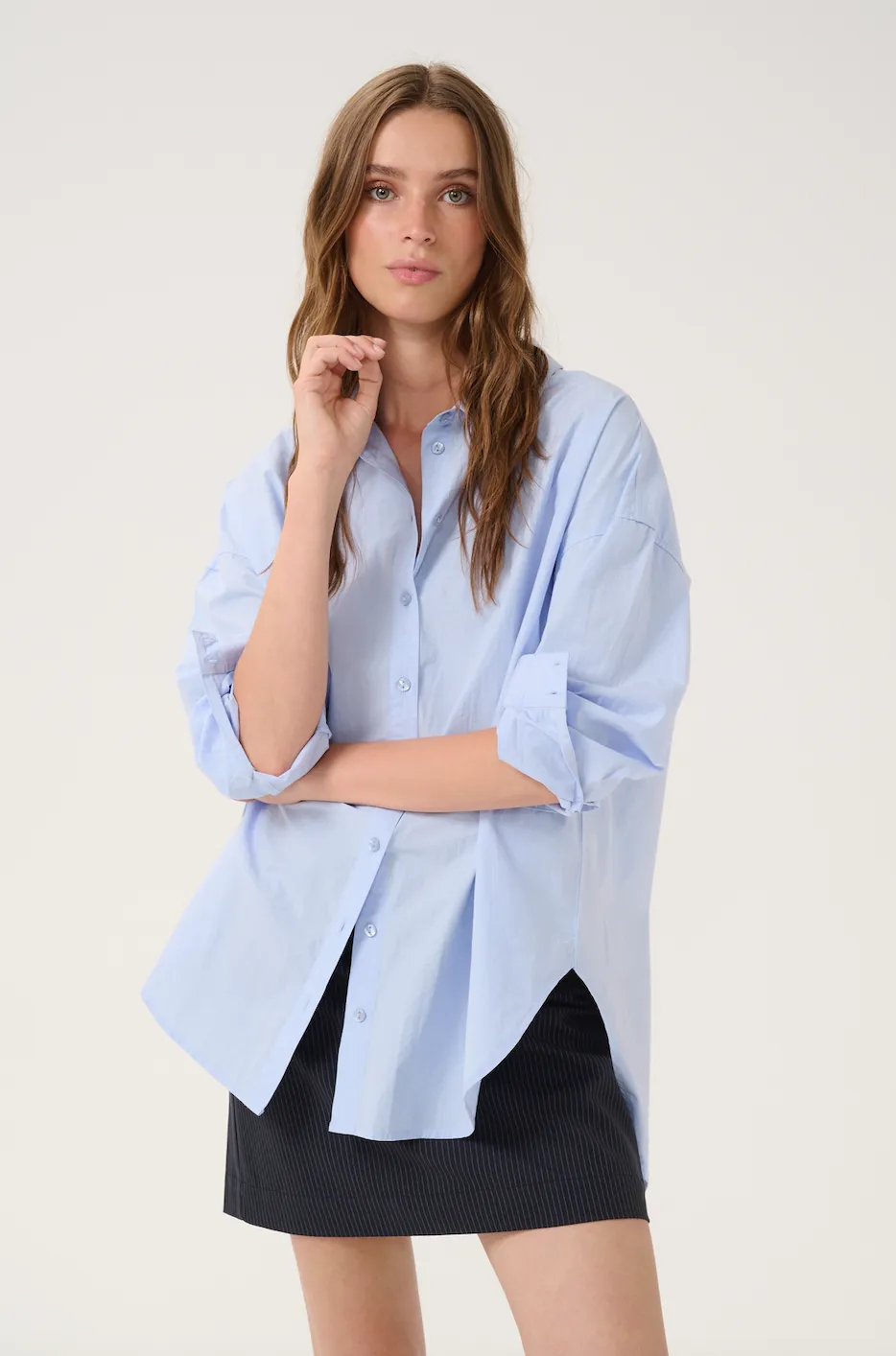 My Essential Wardrobe - Shirt - Sunna Boxy - Kentucky Blue