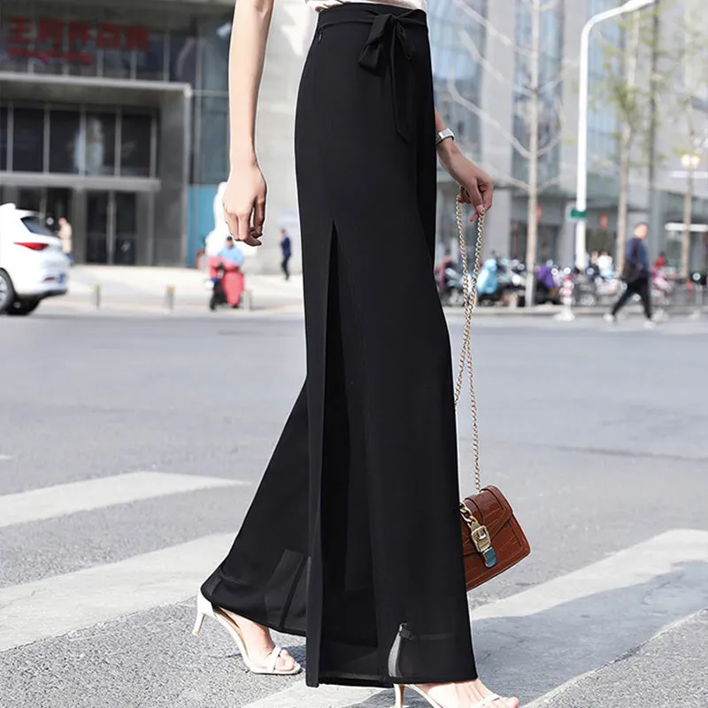 🎉New product launch💐– Elegant chiffon wide-leg pants (51% OFF)