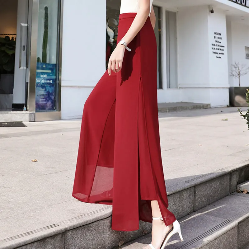 🎉New product launch💐– Elegant chiffon wide-leg pants (51% OFF)