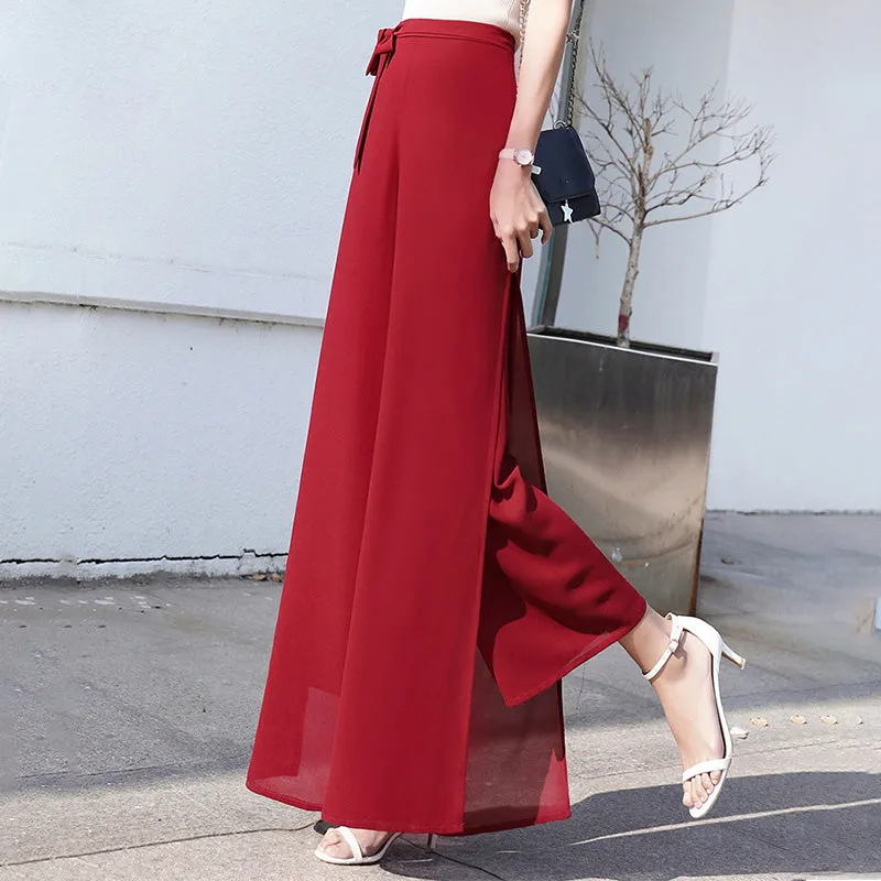 🎉New product launch💐– Elegant chiffon wide-leg pants (51% OFF)