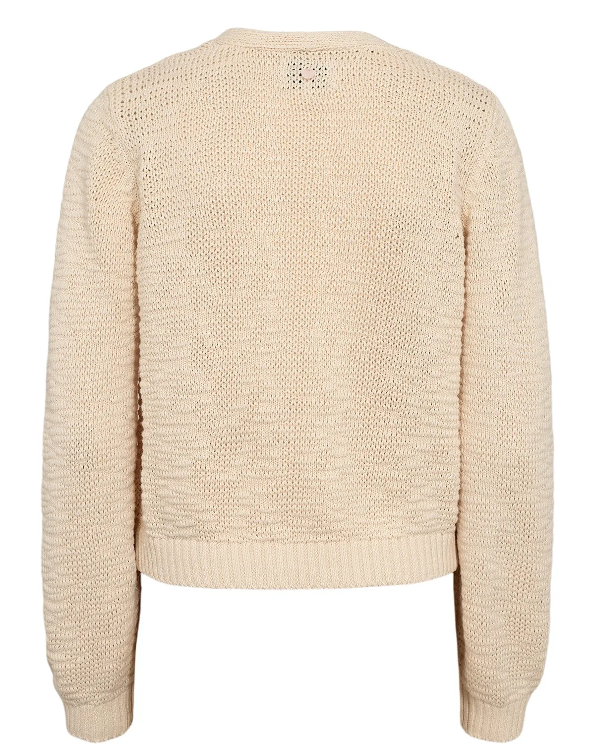 NUMIRNA CROPPED CARDIGAN - Sandshell