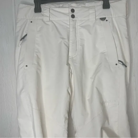 NWOT Columbia Snow Pants Medium Women’s Off White Omni-Tech Ski Snowboarding