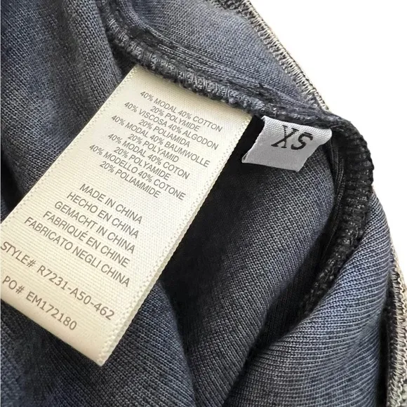 NWT Anthropologie Cloth &amp; Stone Beverly Bias Velvet Midi Skirt in Grey Size XS