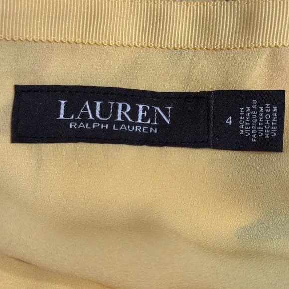 NWT Lauren Ralph Lauren Floral Ruffle-Trim Georgette A-Line Mini Skirt