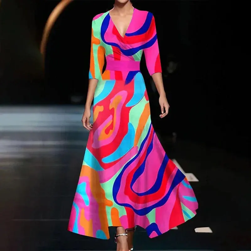 Olivia - Elegant dress with sleeve design