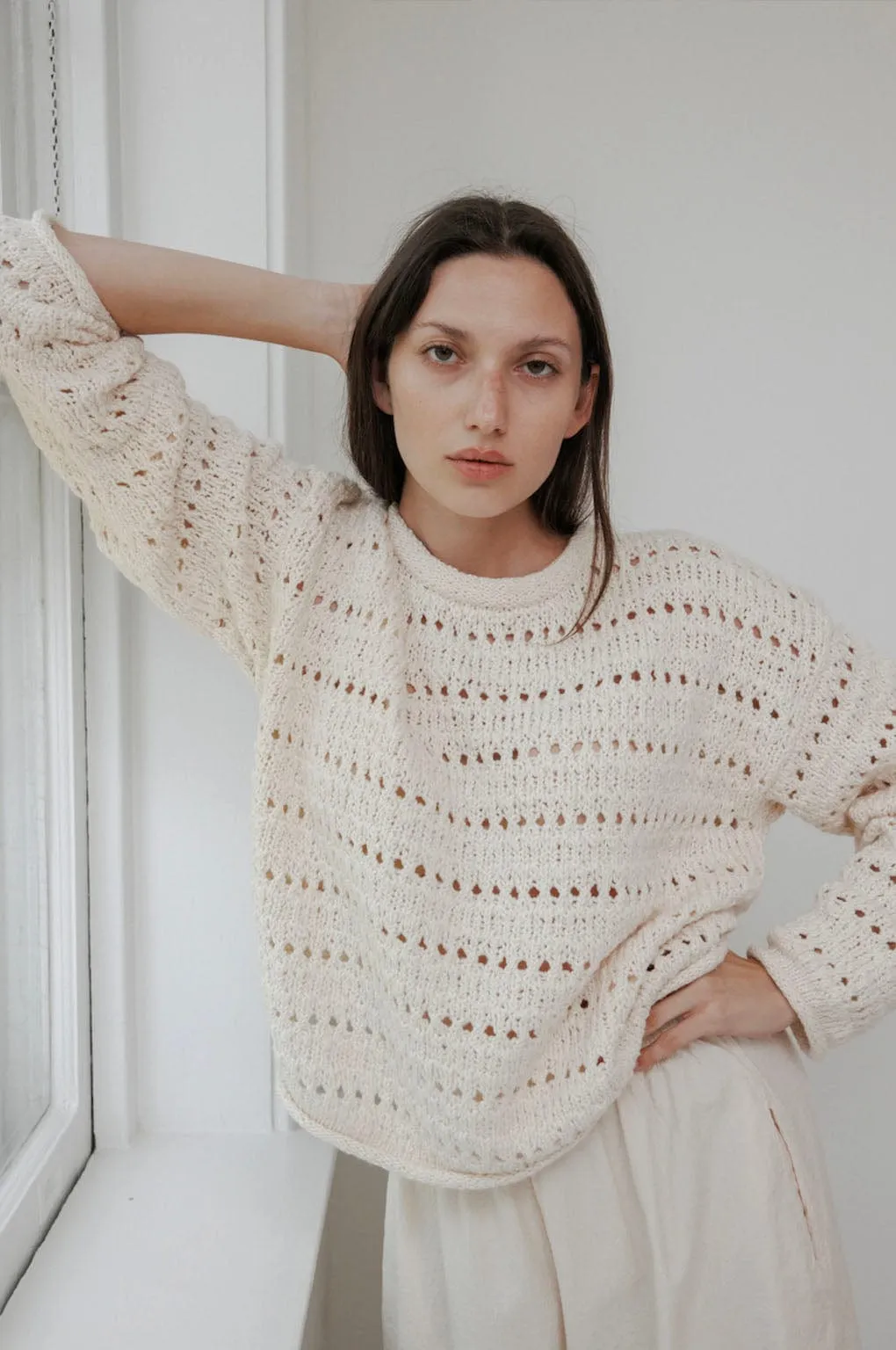 Open Pullover | Natural