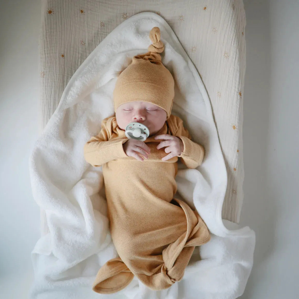 Organic Cotton Baby Changing Mat Cover (Sun)