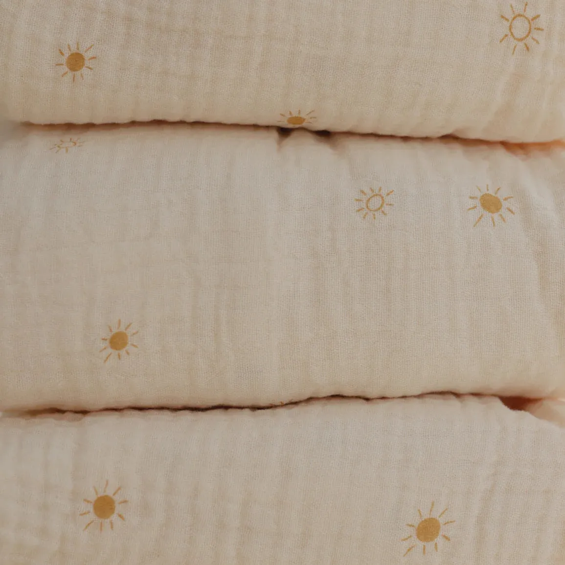Organic Cotton Baby Changing Mat Cover (Sun)