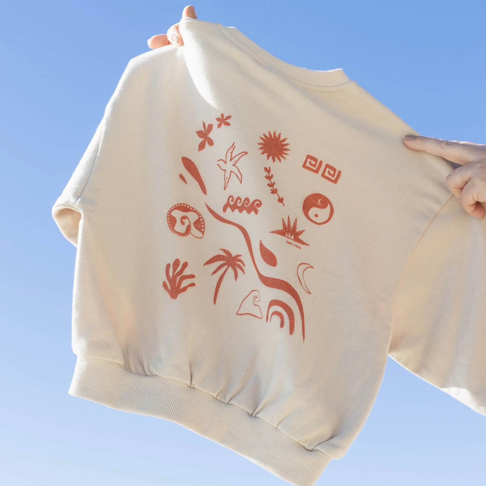 Organic Cotton Beachcomber Jumper | Stone