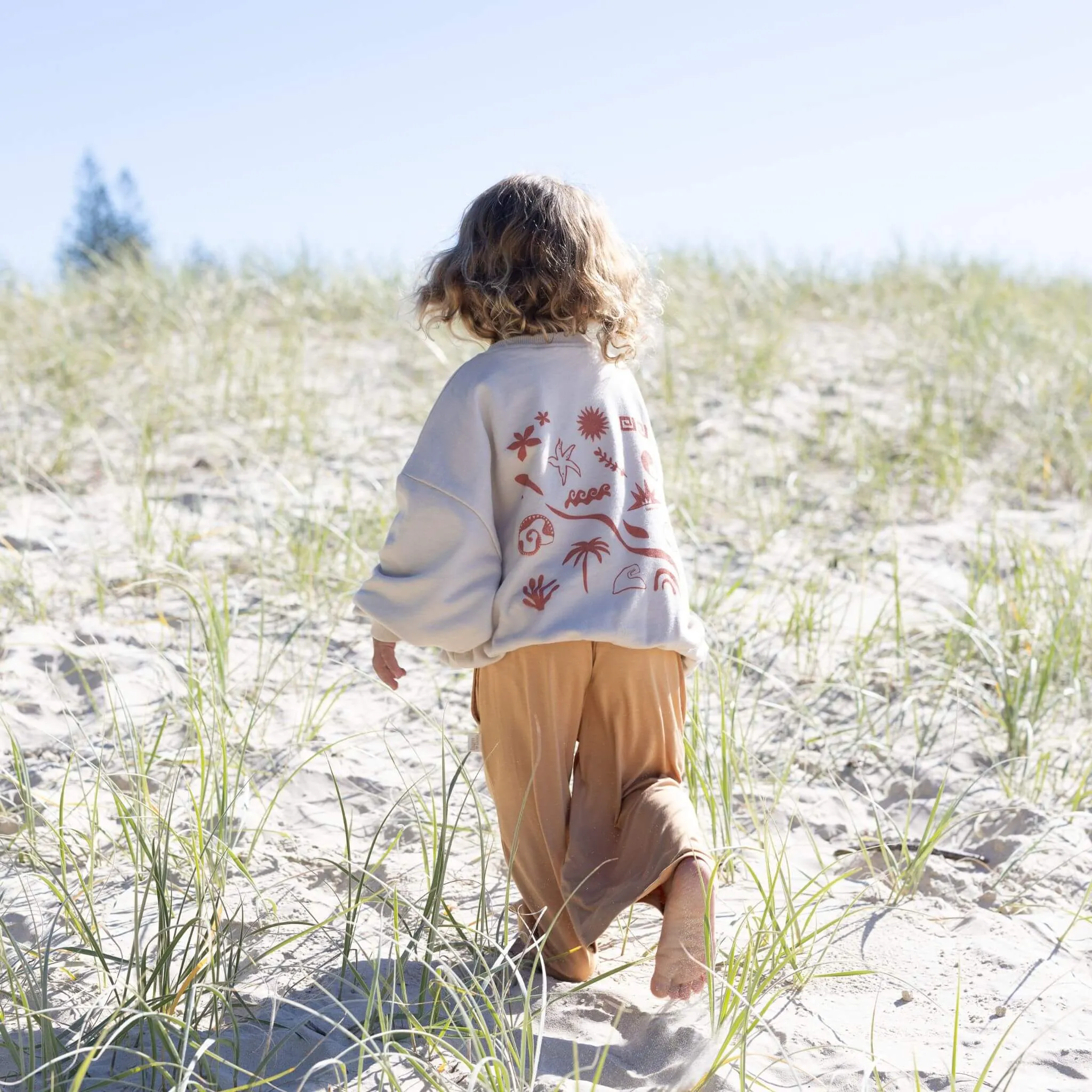 Organic Cotton Beachcomber Jumper | Stone