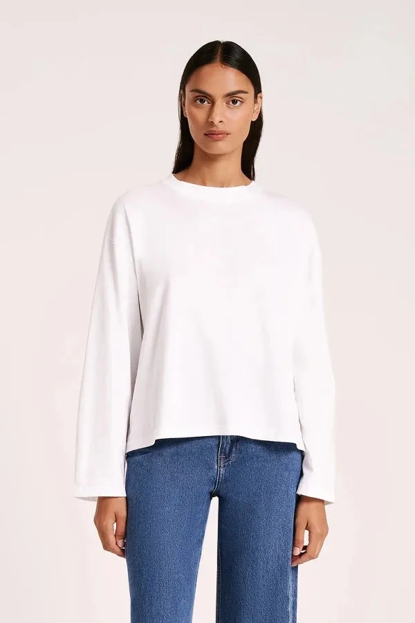 Organic LS Tee White