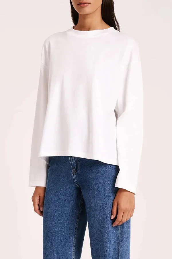Organic LS Tee White