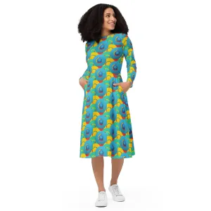 Origen Designation Women's Long-sleeve Midi dress