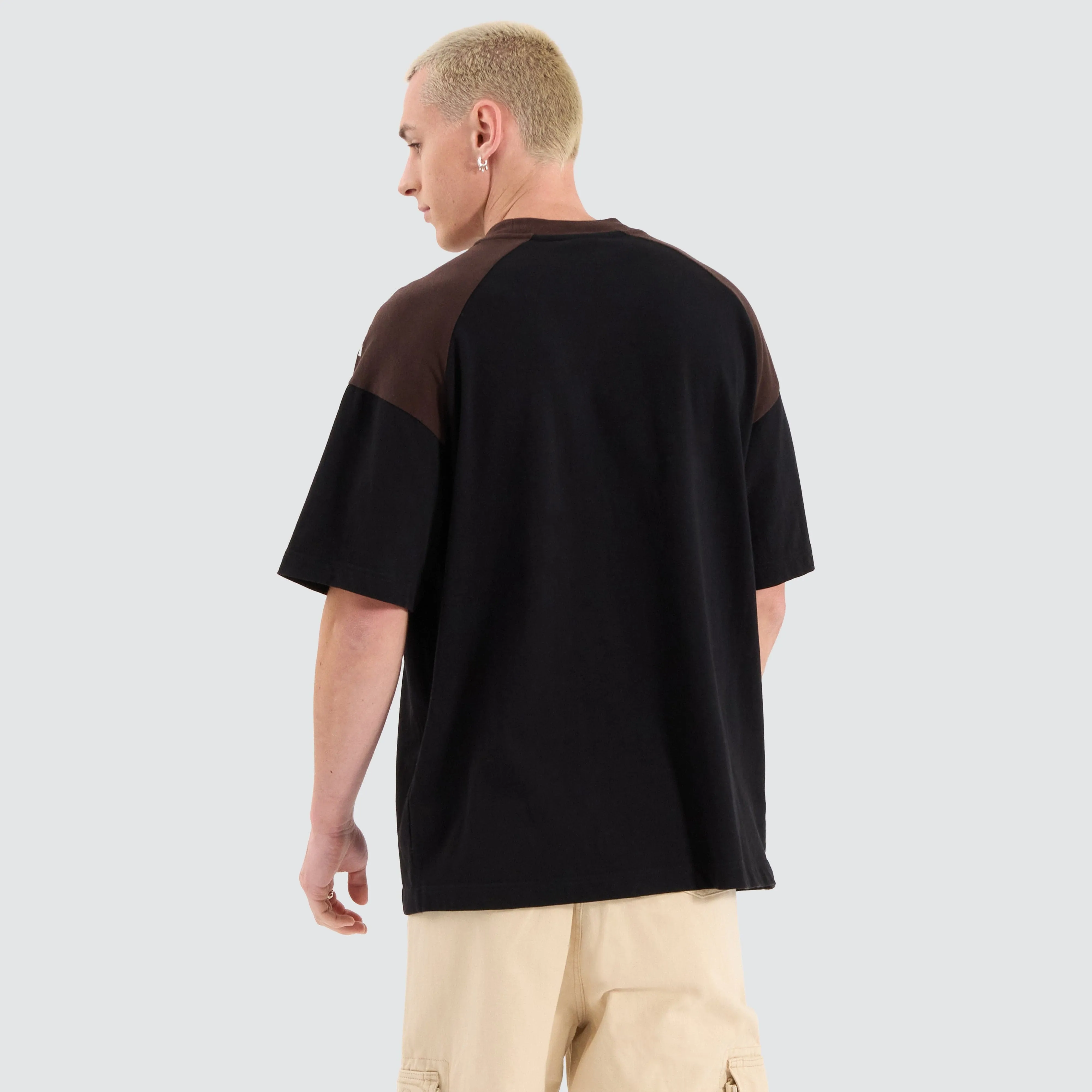 Overtake Raptor Tee Jet Black / Chocolate Brown