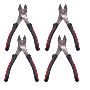(Pack of 4) Husky 7" inch Diagonal Cutting Pliers