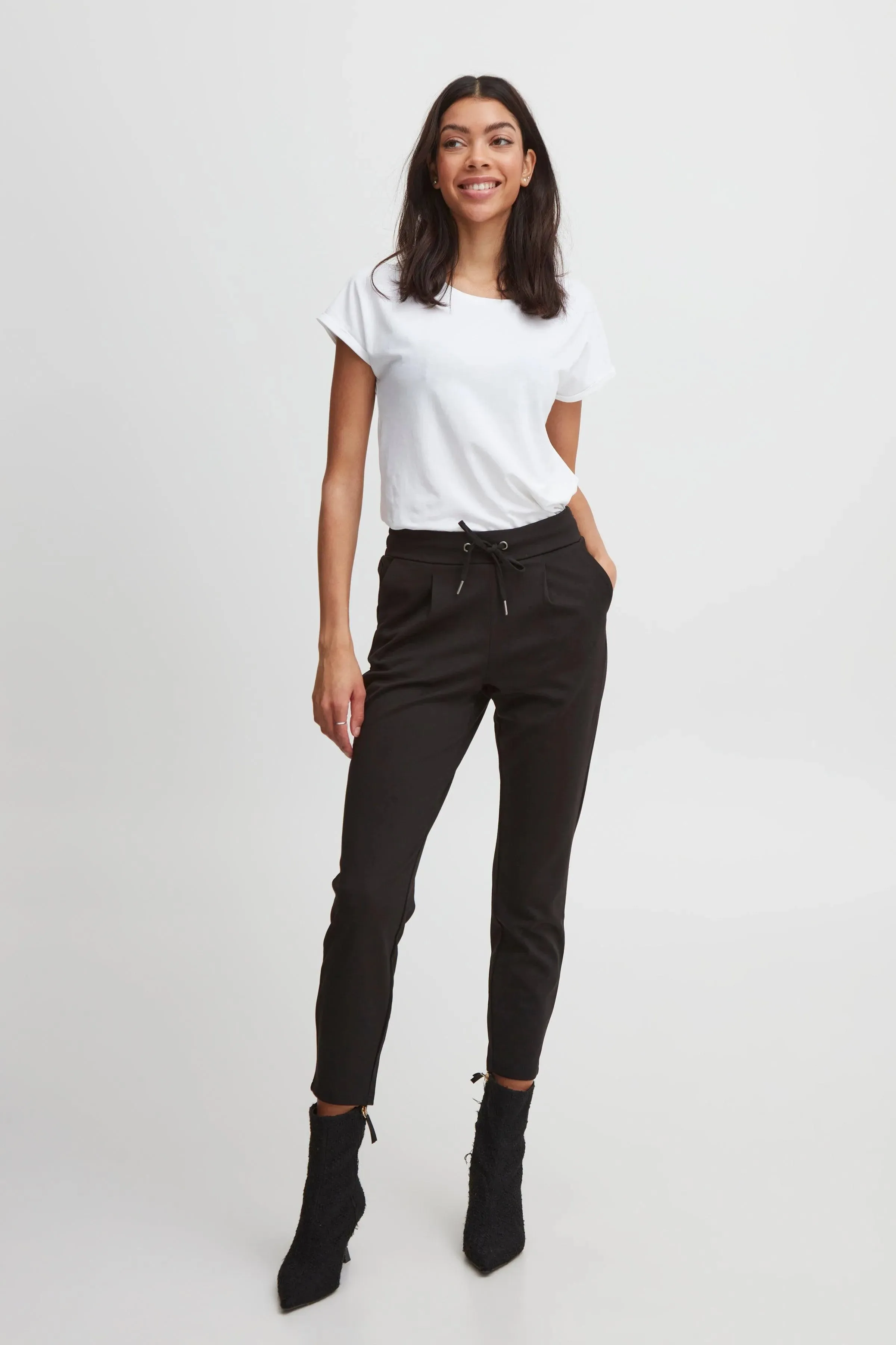 Pantalones B.Young Rizetta Cropped Black