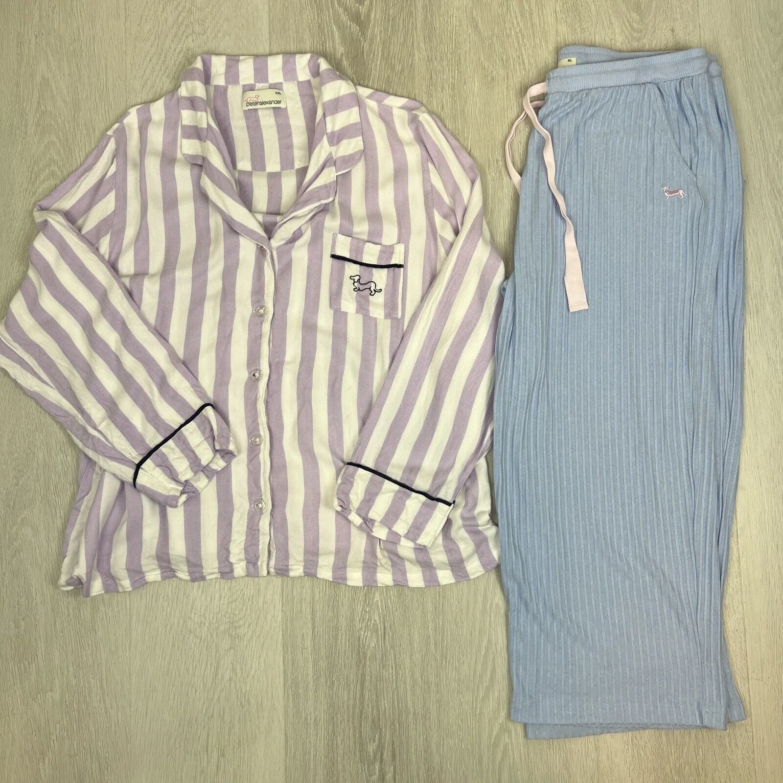 Peter Alexander Womens Pyjama Top & Pyjama Pants Size XL - 2XL