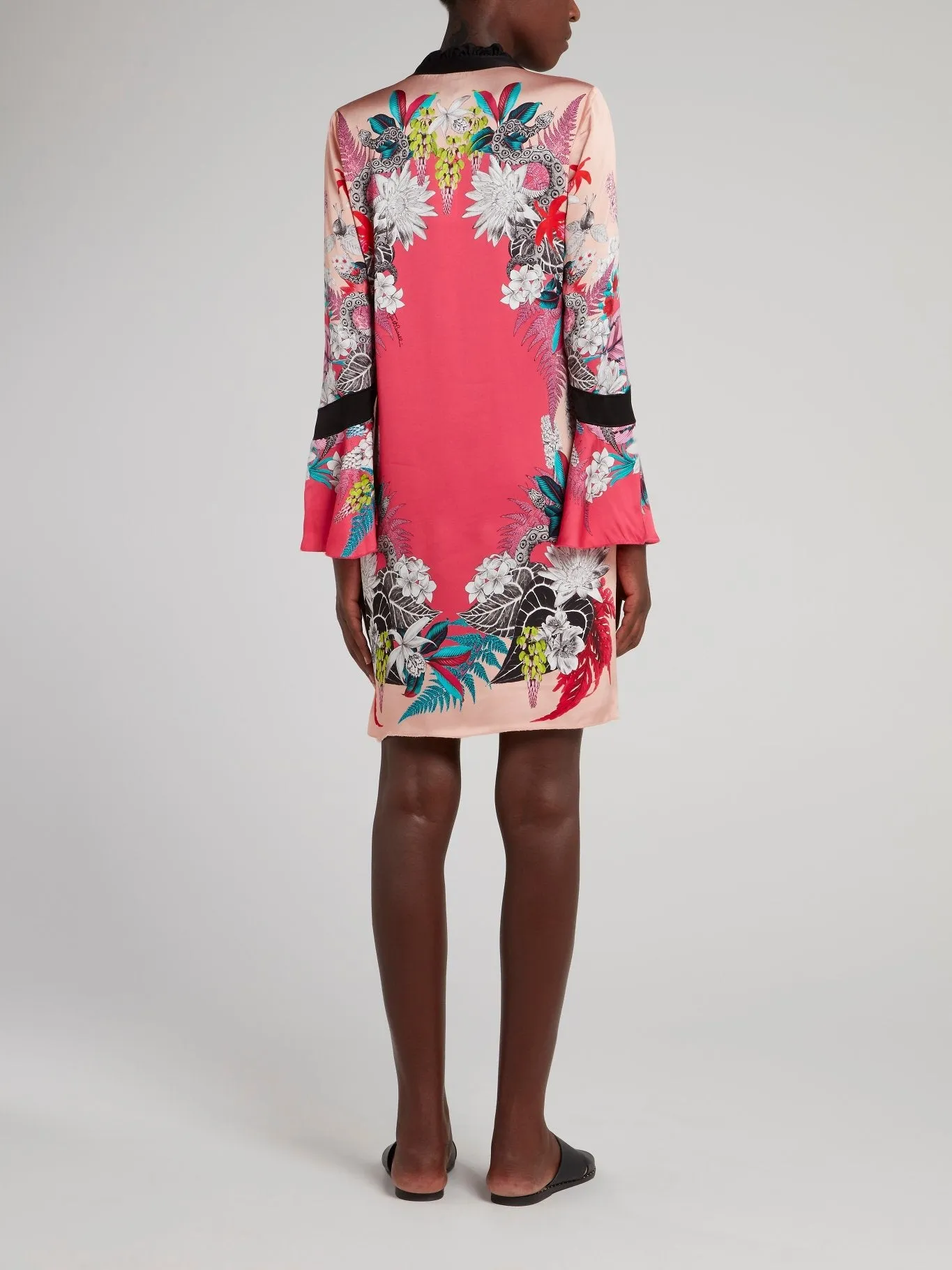 Pink Multi Floral Shift Dress