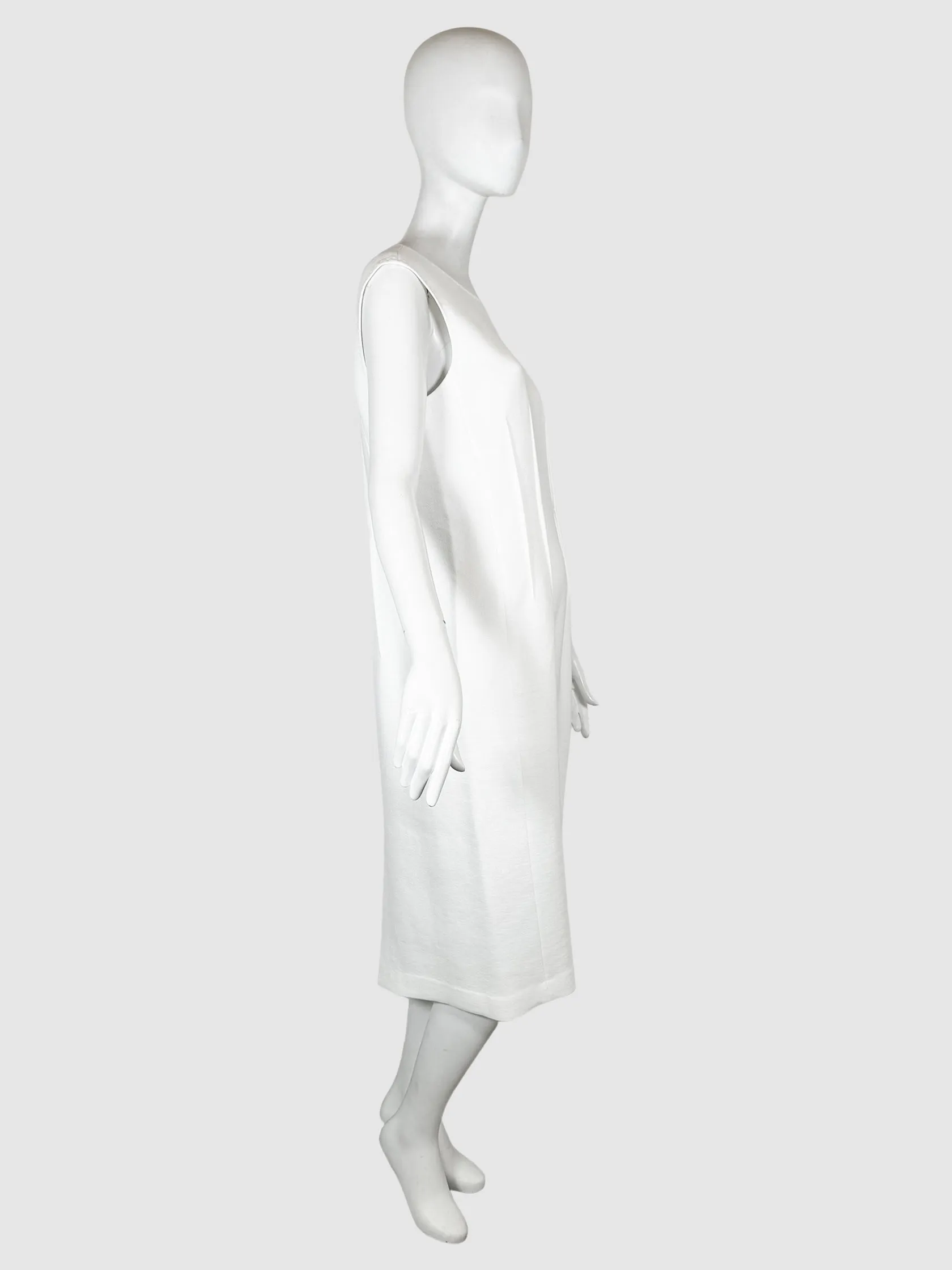 Pleated Shift Dress - Size 8