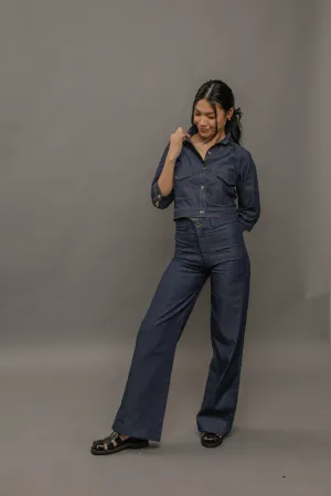POCKET WIDE-LEG PANTS
