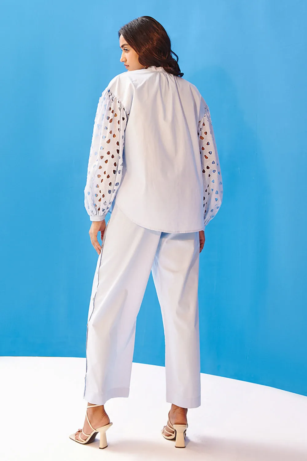 Powder Blue Butter Cup Co-Ord Set